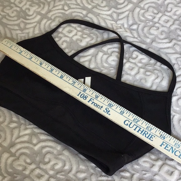 Adidas Black Classic Crossed Back Climalite Sports Bra S/P - Picture 4 of 11